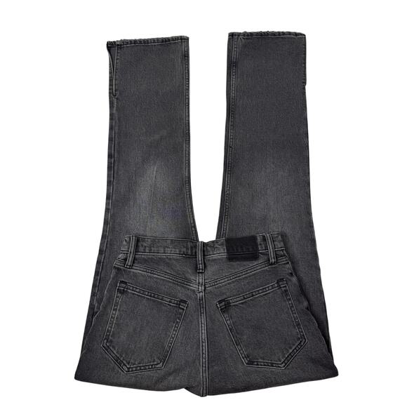 Abercrombie & Fitch Curve Love Ultra High Rise 90s Straight Jeans sz 26 Vent Hem - Picture 11 of 16